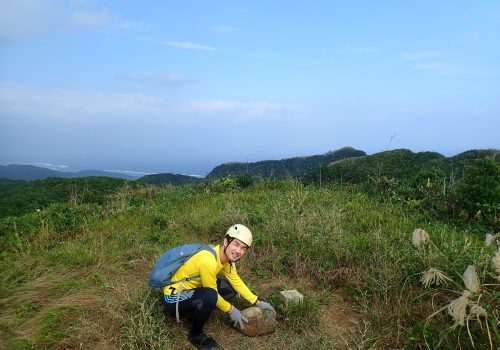 a man on the mountain